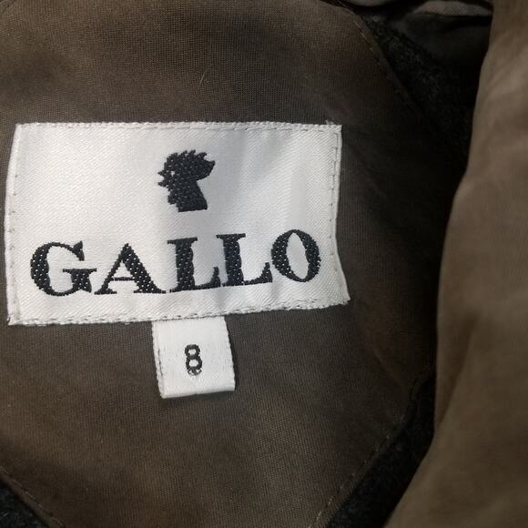 Gallo Women's Taupe Hooded Full Zip Trench Coat with Removable Lining Size 8 - Picture 14 of 16